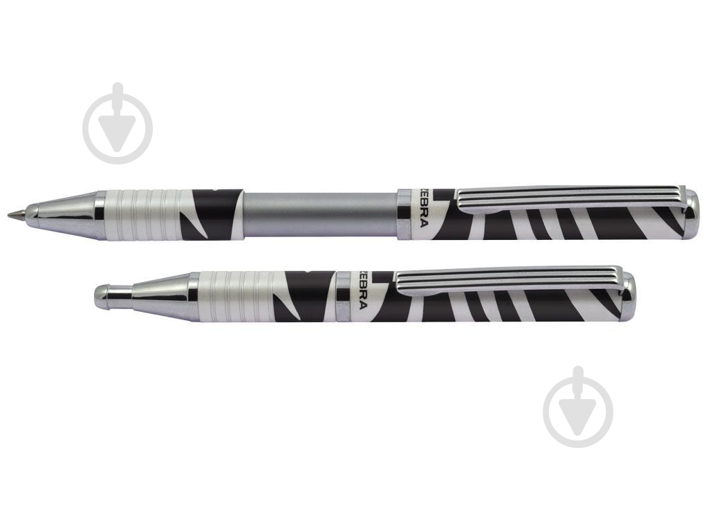 Ручка подарочная ZEBRA SL-F1 синяя РШ металлический корпус Slide Зебра с футляром - фото 1 Ручка подарочная ZEBRA SL-F1 синяя РШ металлический корпус Slide Зебра с футляром - фото 1