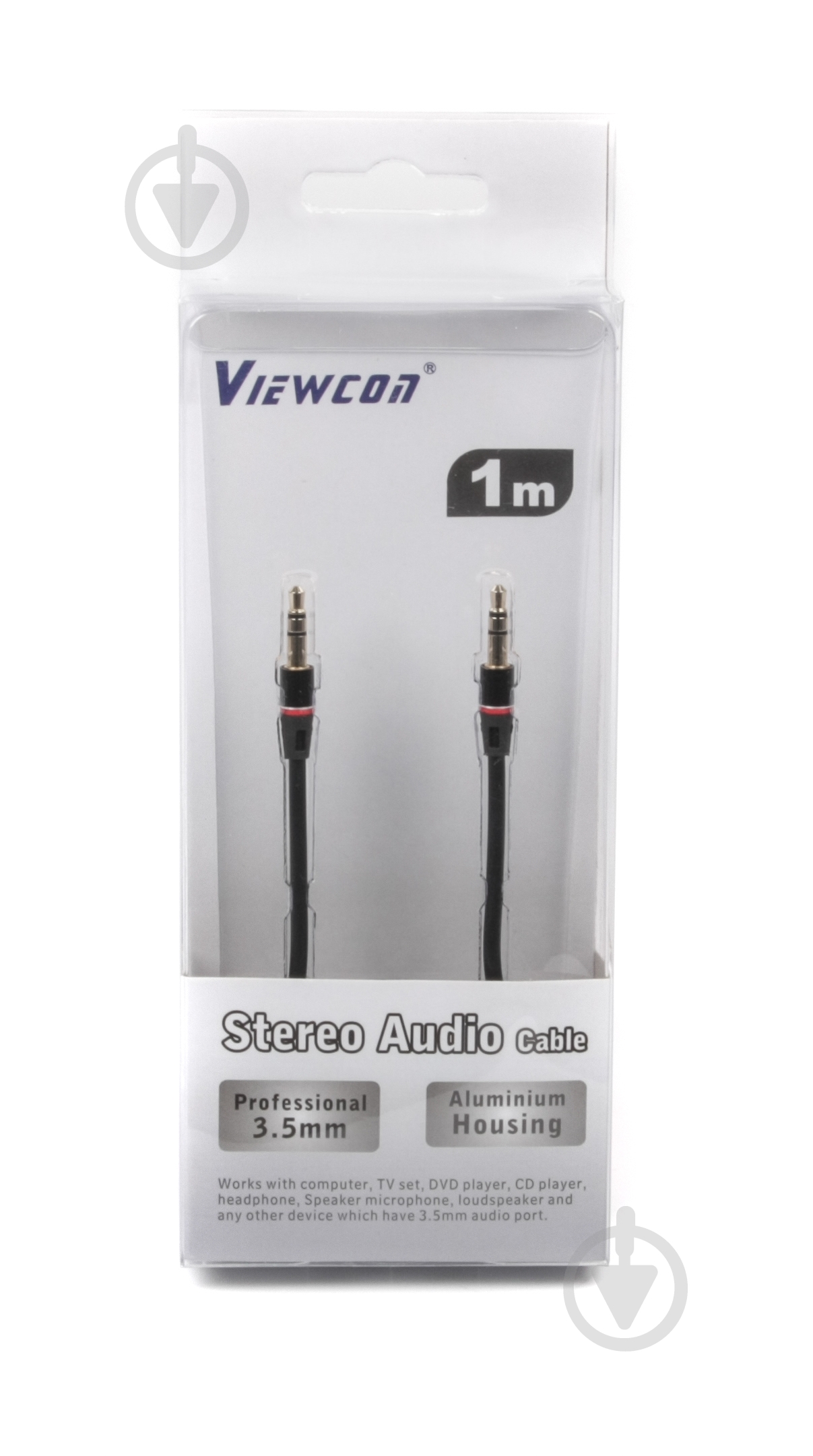 Кабель Cablexpert mini-jack 3,5 мм 1 м (VA110) стерео аудио Viewcon VA110 - фото 2