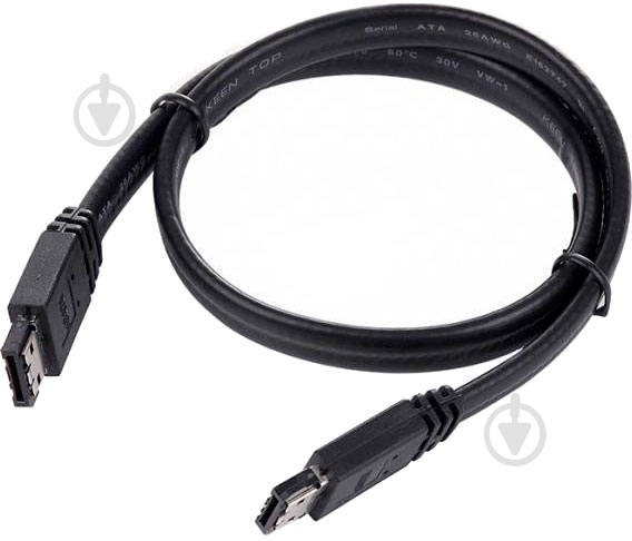Кабель Gembird eSATA 0,5 м черный (CC-ESATA-DATA) - фото 1 Кабель Gembird eSATA 0,5 м черный (CC-ESATA-DATA) - фото 1
