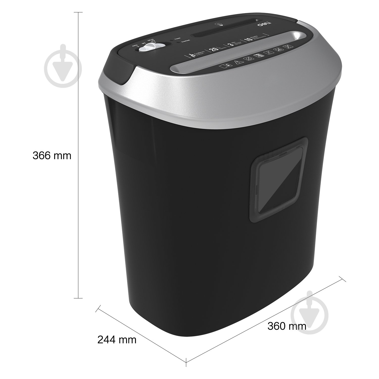 Уничтожитель документов 9948 Deli - фото 5 Уничтожитель документов 9948 Deli - фото 5