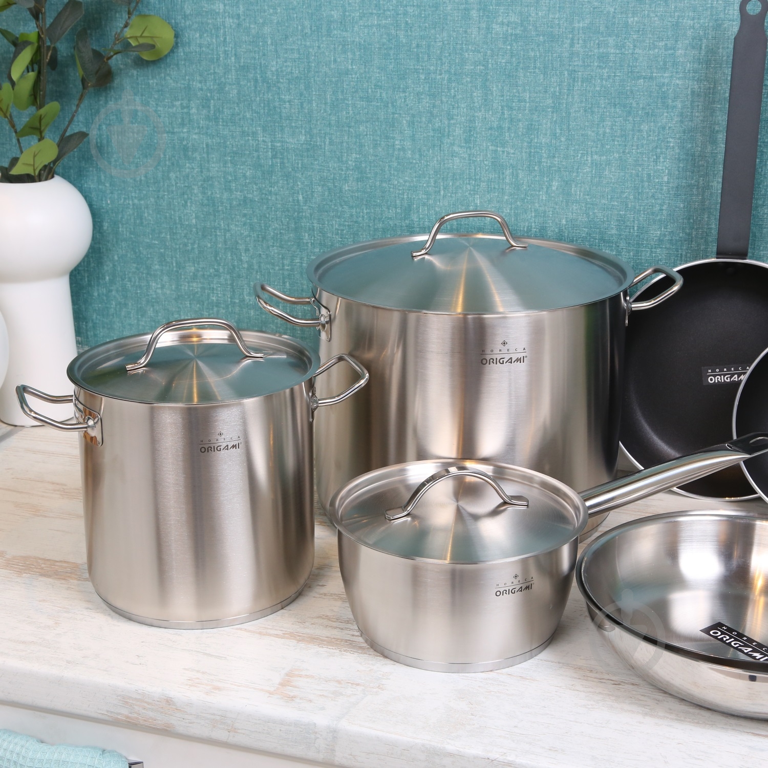 Ковш с крышкой Origami Horeca 2,8 л 20x10 см - фото 3