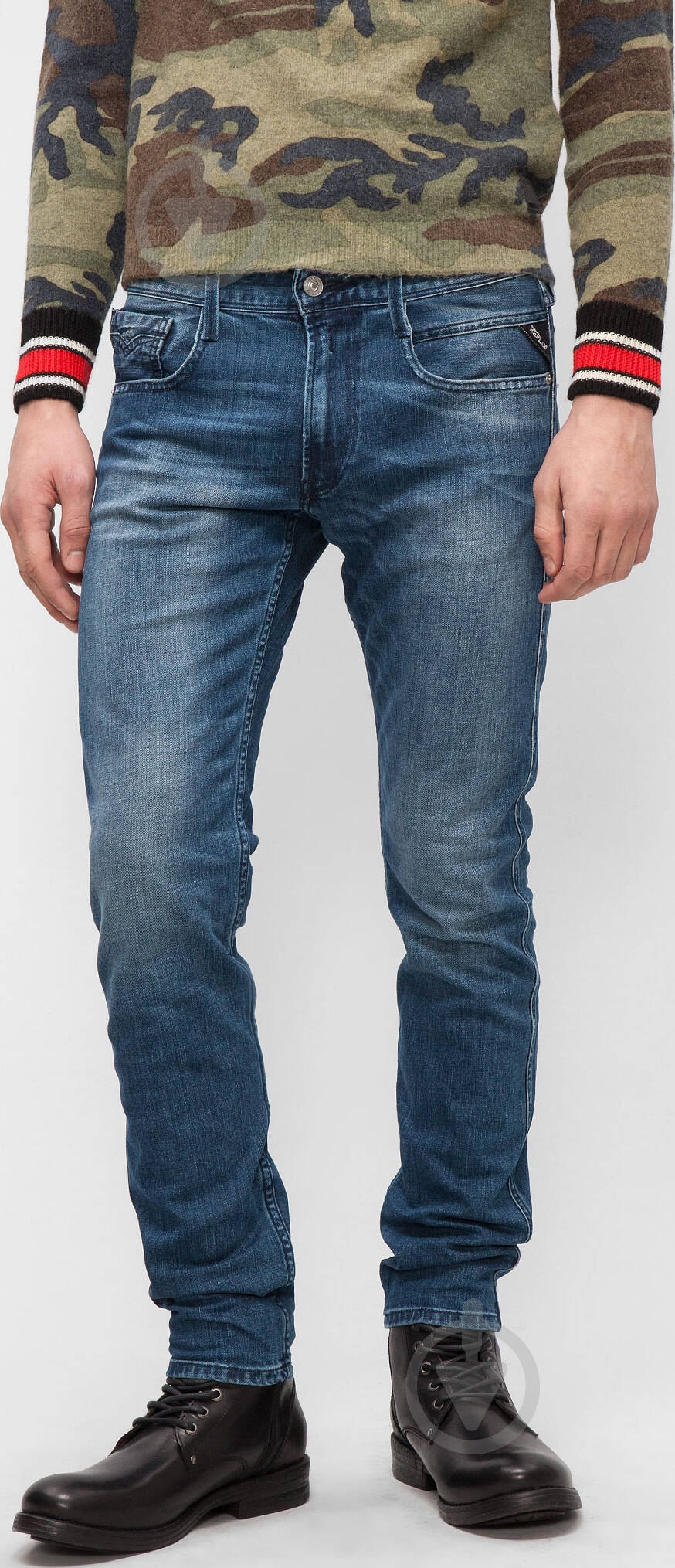 Джинсы Replay ANBASS M914Y .000.31D 133-9 р. 38-34 синий - фото 1