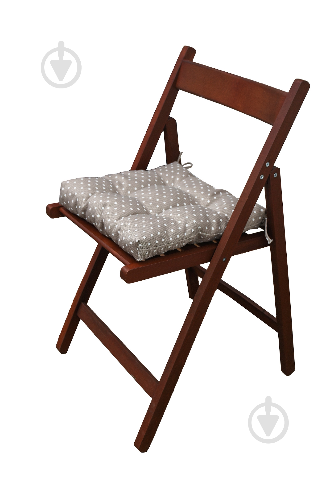 Подушка на стул Горох беж Прованс - фото 3