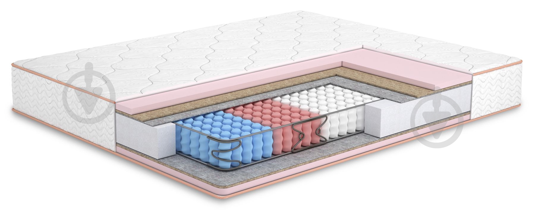 Матрас Роуз двусторонний MatroLuxe 80х200 см - фото 1