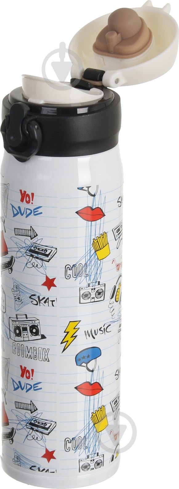 Термочашка Flamberg Teens style 420 мл - фото 3 Термочашка Flamberg Teens style 420 мл - фото 3