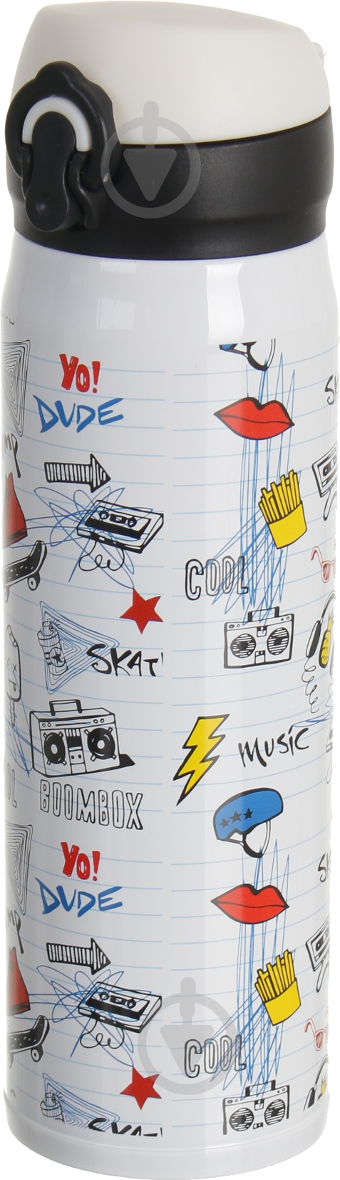 Термочашка Flamberg Teens style 420 мл - фото 1 Термочашка Flamberg Teens style 420 мл - фото 1