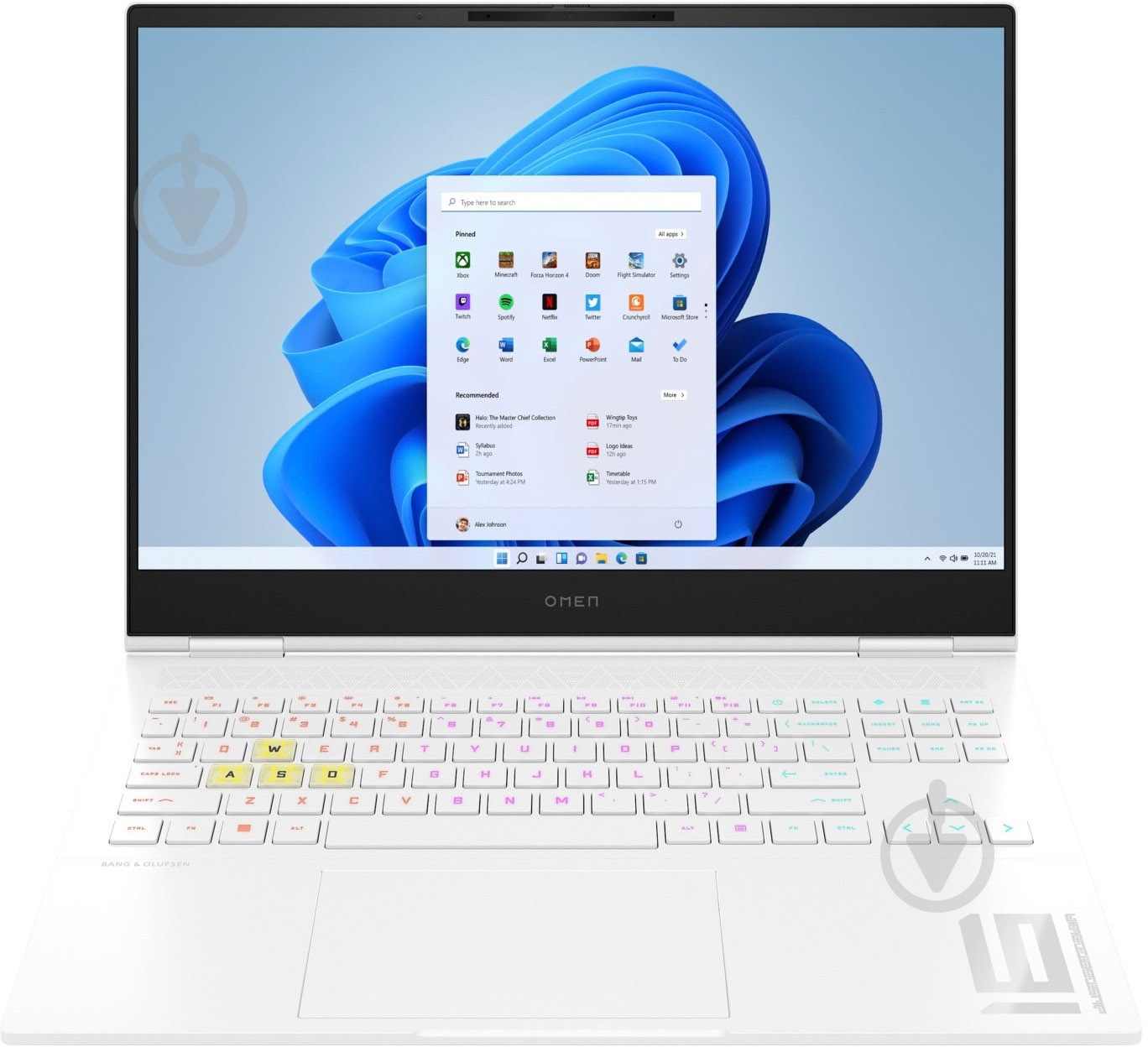 Ноутбук HP OMEN 16-u0000ua 16" (8A7Z6EA) ceramic white - фото 1 Ноутбук HP OMEN 16-u0000ua 16" (8A7Z6EA) ceramic white - фото 1