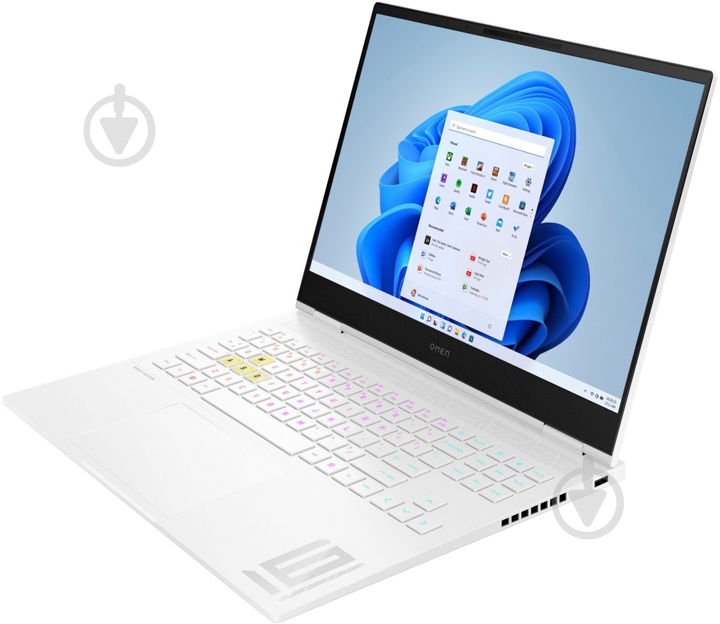 Ноутбук HP OMEN 16-u0000ua 16" (8A7Z6EA) ceramic white - фото 3 Ноутбук HP OMEN 16-u0000ua 16" (8A7Z6EA) ceramic white - фото 3