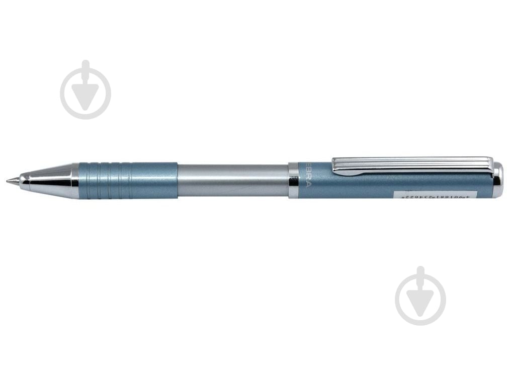 Ручка подарочная ZEBRA SL-F1 синяя РШ металлический корпус Slide голубой с футляром - фото 1 Ручка подарочная ZEBRA SL-F1 синяя РШ металлический корпус Slide голубой с футляром - фото 1