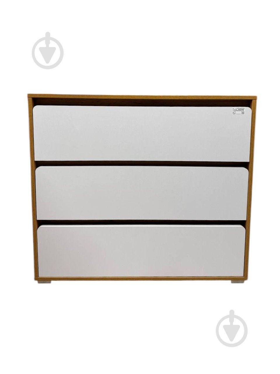 Комод Lion Арт-1 900x800x430 мм дуб аппалачи/нимфея альба - фото 2 Комод Lion Арт-1 900x800x430 мм дуб аппалачи/нимфея альба - фото 2