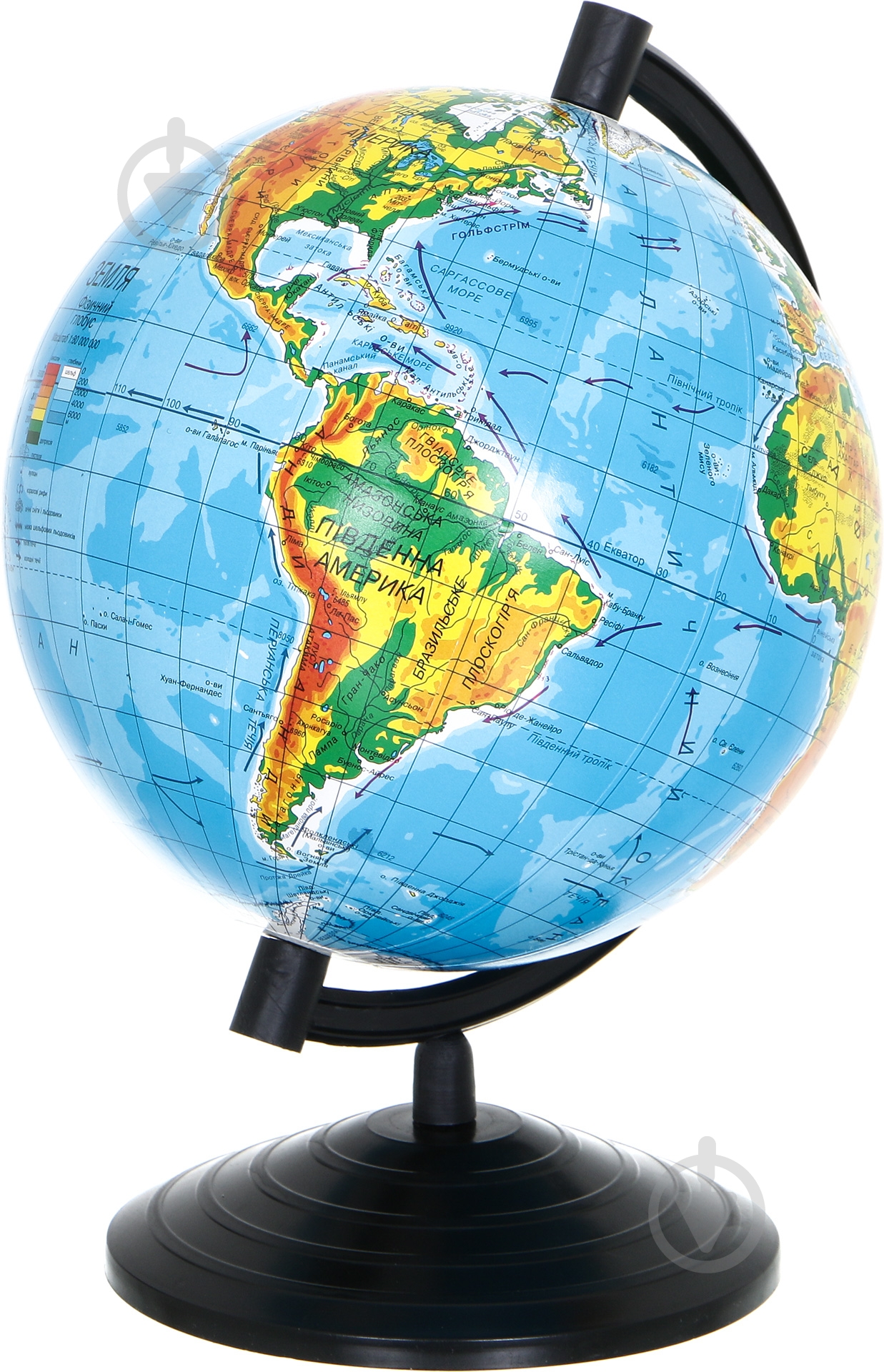 Глобус физический физический 160 мм - фото 2