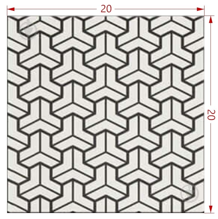 Плитка Mainzu Zenit White 20х20 см - фото 2 Плитка Mainzu Zenit White 20х20 см - фото 2