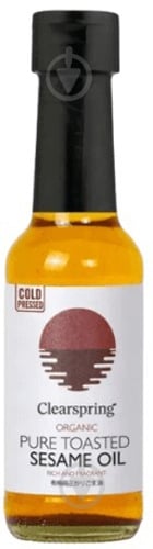 Масло Clearspring из жареного кунжута 150 мл - фото 1 Масло Clearspring из жареного кунжута 150 мл - фото 1