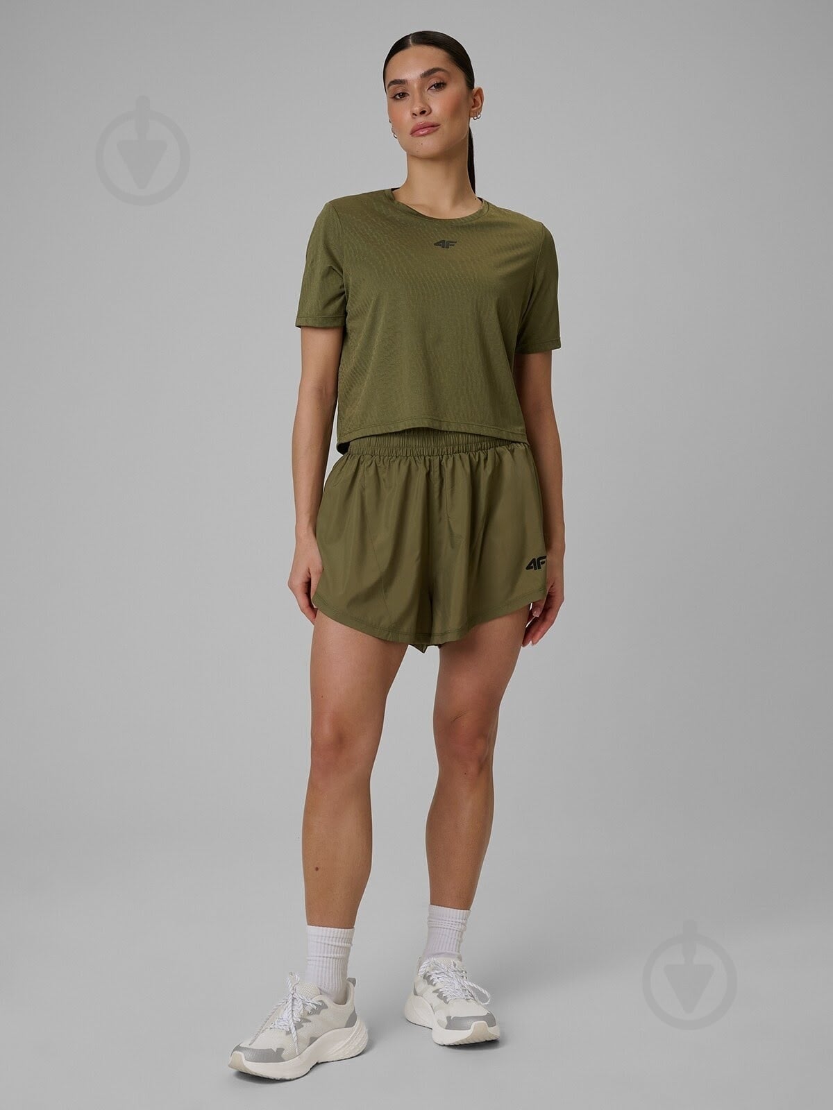 Шорты 4F 4FWSS26TFSHF1295-44S р. S зеленый - фото 7