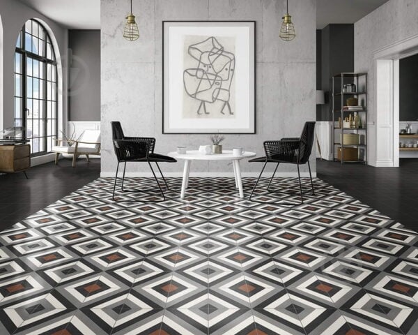 Плитка Mainzu Riga Black 20х20 см - фото 5