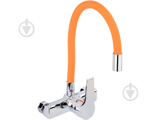 Смеситель для ванны/душа Fala Flexible с гибким изливом оранжевый 75673 - фото 1 Смеситель для ванны/душа Fala Flexible с гибким изливом оранжевый 75673 - фото 1