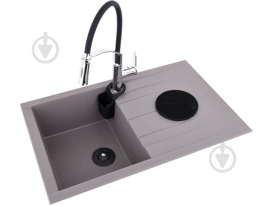 Смеситель для кухни Fala FLEXIBLE-2 с гибким изливом черный - фото 5 Смеситель для кухни Fala FLEXIBLE-2 с гибким изливом черный - фото 5