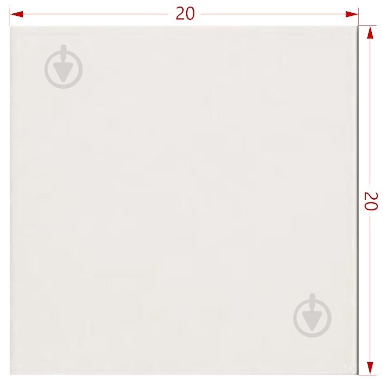 Плитка Mainzu Riga White 20х20 см - фото 2 Плитка Mainzu Riga White 20х20 см - фото 2