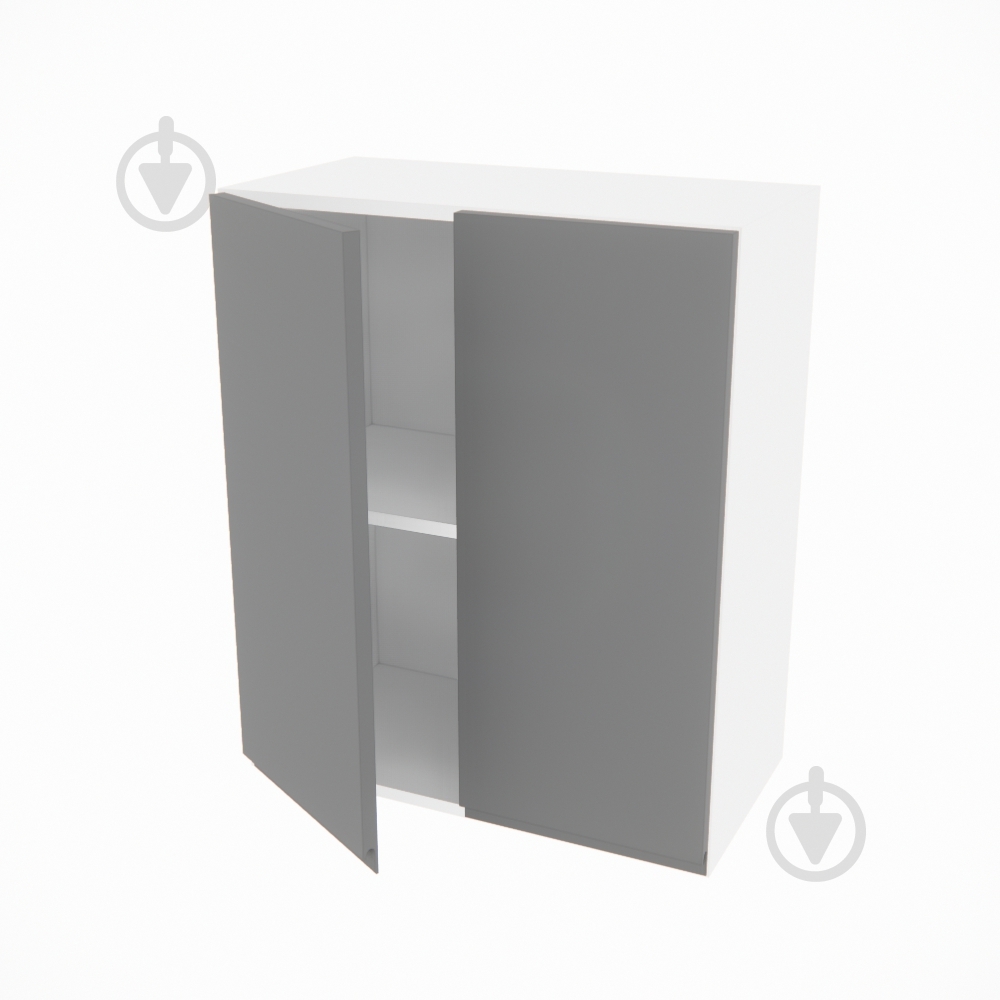 Шкаф Влада (В 60/60Ск) графит/белый Світ Меблів - фото 2 Шкаф Влада (В 60/60Ск) графит/белый Світ Меблів - фото 2