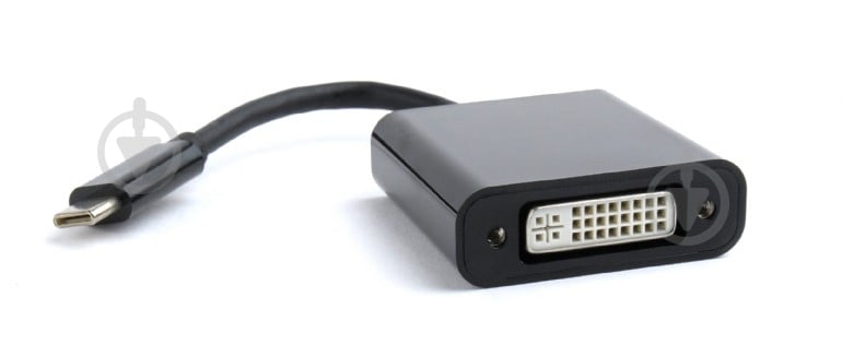 Адаптер Cablexpert 0,15 м чорний (A-CM-DVIF-01) USB Type-C на DVI - фото 1 Адаптер Cablexpert 0,15 м чорний (A-CM-DVIF-01) USB Type-C на DVI - фото 1