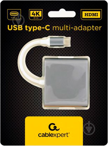 Адаптер Cablexpert USB Type-C – HDMI 0,15 м (A-CM-HDMIF-02-MX) - фото 4