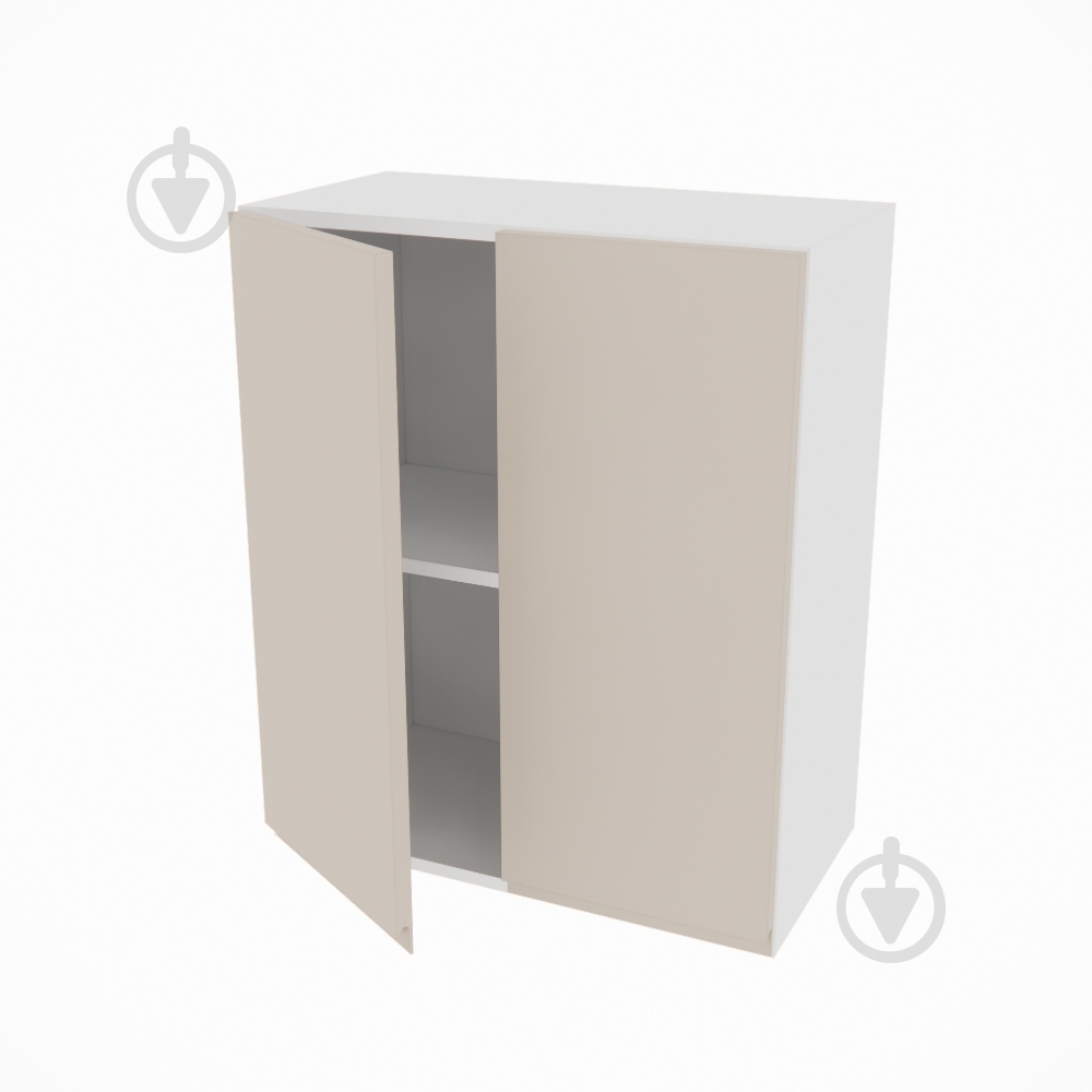 Шкаф Влада (В 60/60Ск) пломбир/белый Світ Меблів - фото 2 Шкаф Влада (В 60/60Ск) пломбир/белый Світ Меблів - фото 2