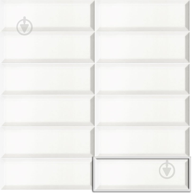 Плитка Mainzu Solid Bissel Blanco Mate 10x30 см - фото 1