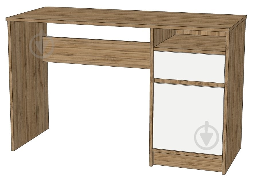 Стіл письмовий Lion Бергамо німфея альба / дуб аппалачі 750хдуб аппалачі/дуб аппалачі - фото 2