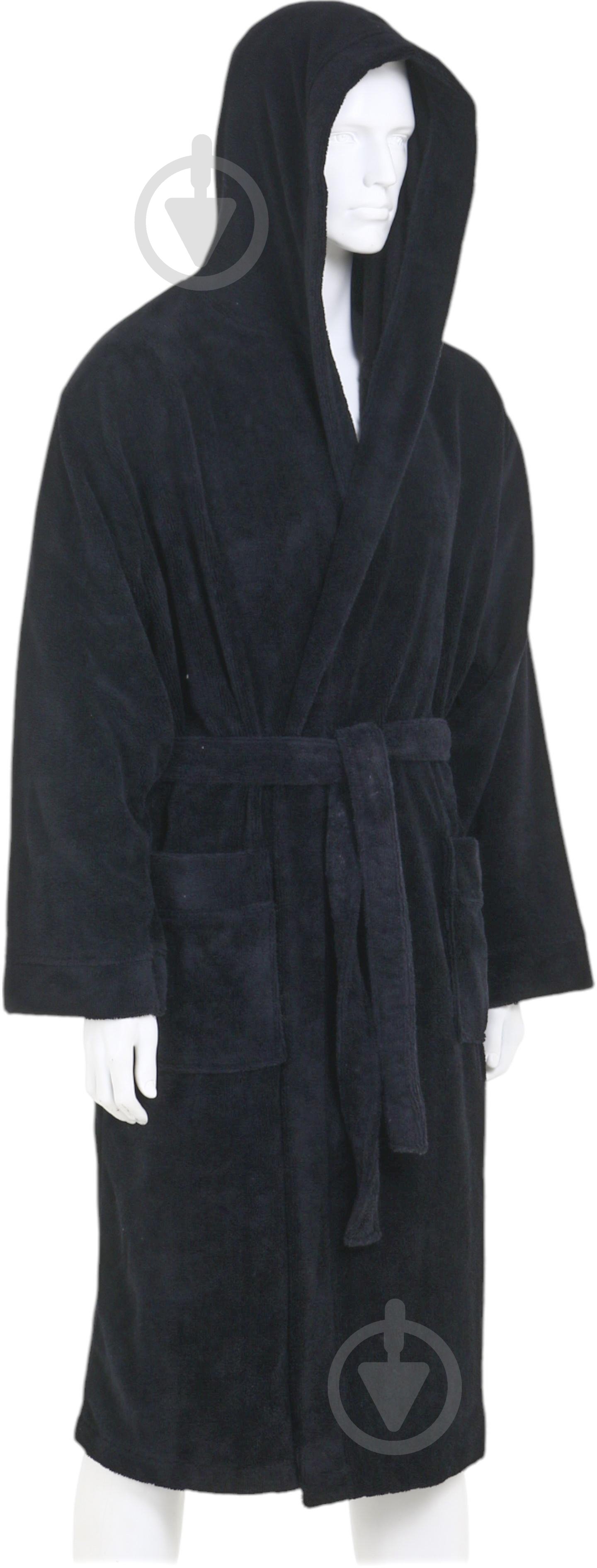 Халат Durutex Hooded р. 3XL чорний - фото 3 Халат Durutex Hooded р. 3XL чорний - фото 3