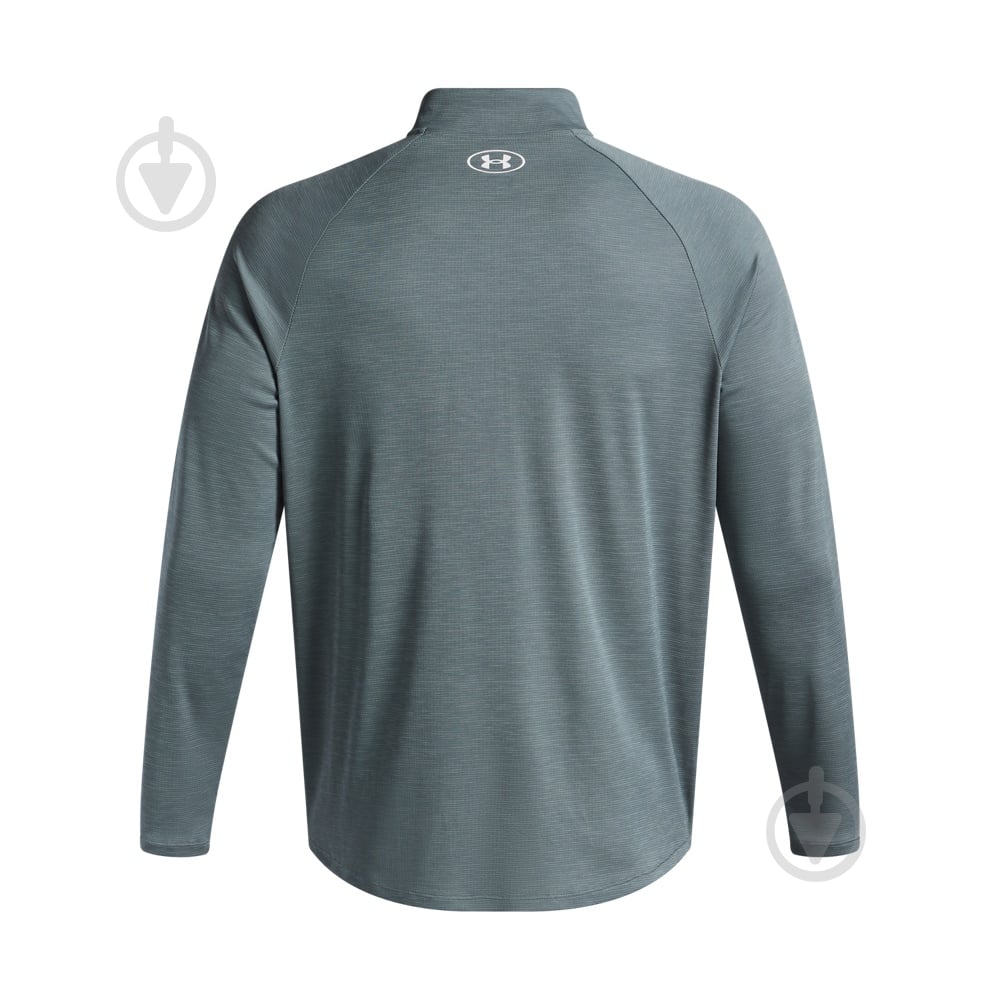 Джемпер Under Armour Tech Textured 1/2 Zip 1382797-587 р.L зеленый - фото 3 Джемпер Under Armour Tech Textured 1/2 Zip 1382797-587 р.L зеленый - фото 3