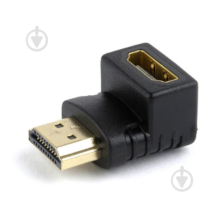 Перехідник Cablexpert кутовий HDMI чорний (A-HDMI90-FML) - фото 1