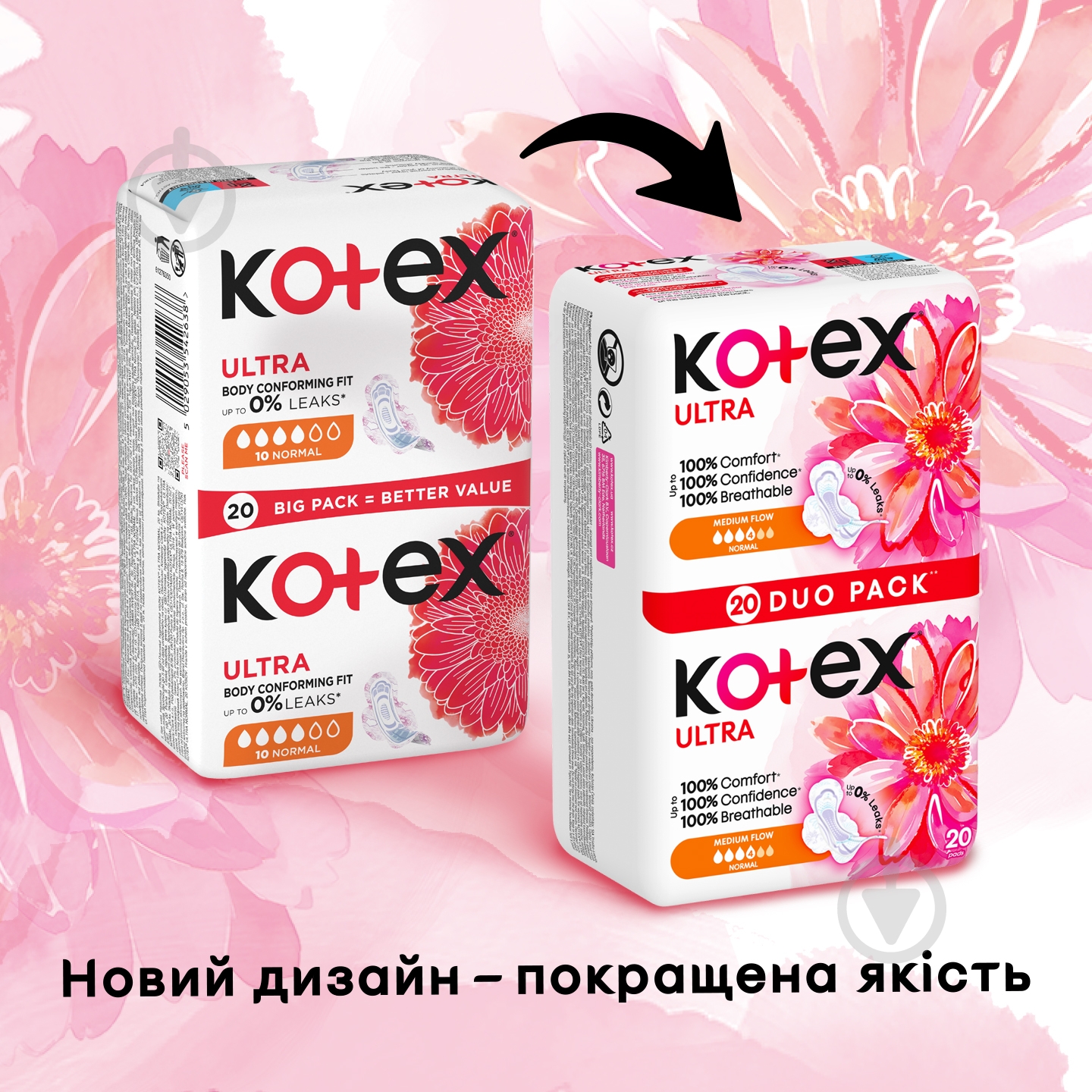 Прокладки Kotex Ultra Dry Duo 20 шт. - фото 2 Прокладки Kotex Ultra Dry Duo 20 шт. - фото 2