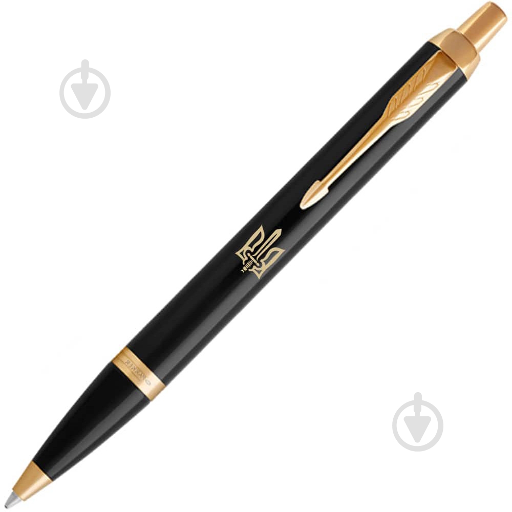 Ручка шариковая Parker IM Ukraine Black Трезубец ОУН - фото 2 Ручка шариковая Parker IM Ukraine Black Трезубец ОУН - фото 2