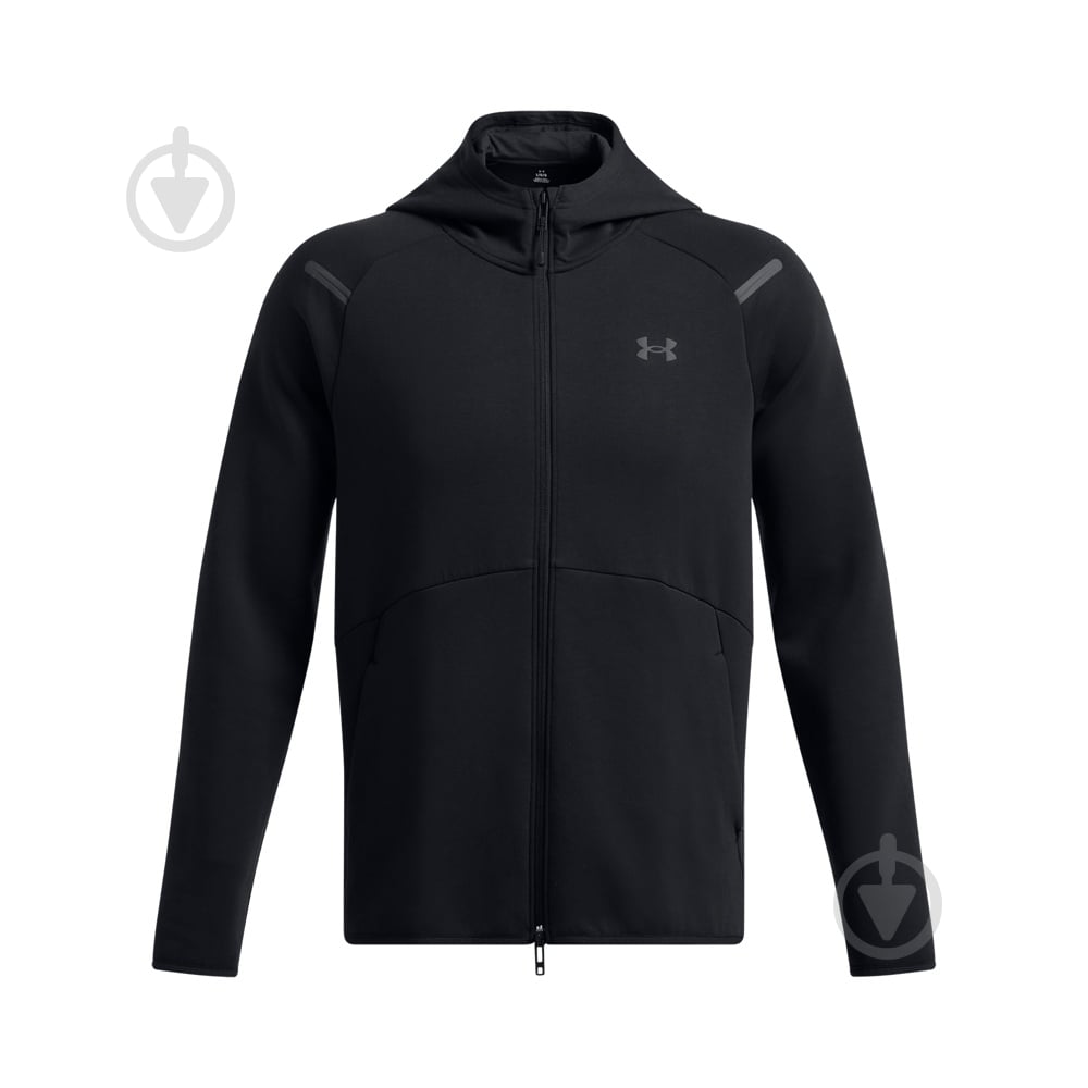 Худі Under Armour Unstoppable Flc FZ HD EU 1389352-001 р.M чорний - фото 5