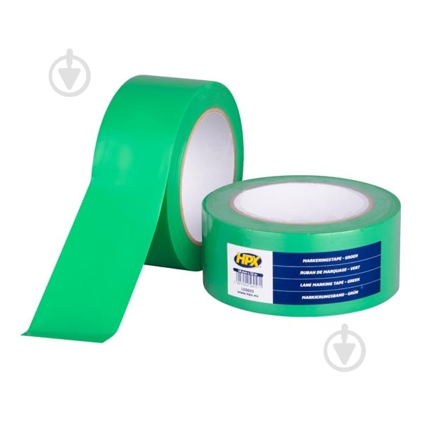 Лента HPX маркировочная Lane Marking Tape зеленая 33 м - фото 1 Лента HPX маркировочная Lane Marking Tape зеленая 33 м - фото 1