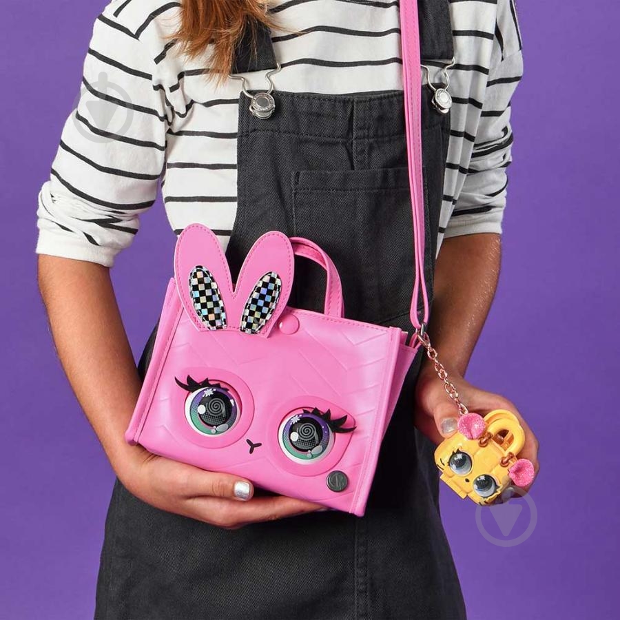 Сумочка интерактивная Spin Master Purse Pets Банни SM26700/0863 - фото 3 Сумочка интерактивная Spin Master Purse Pets Банни SM26700/0863 - фото 3