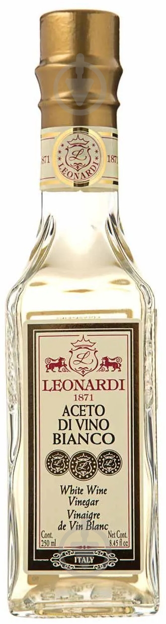 Уксус Leonardi Уксус винный белый 250 мл - фото 1