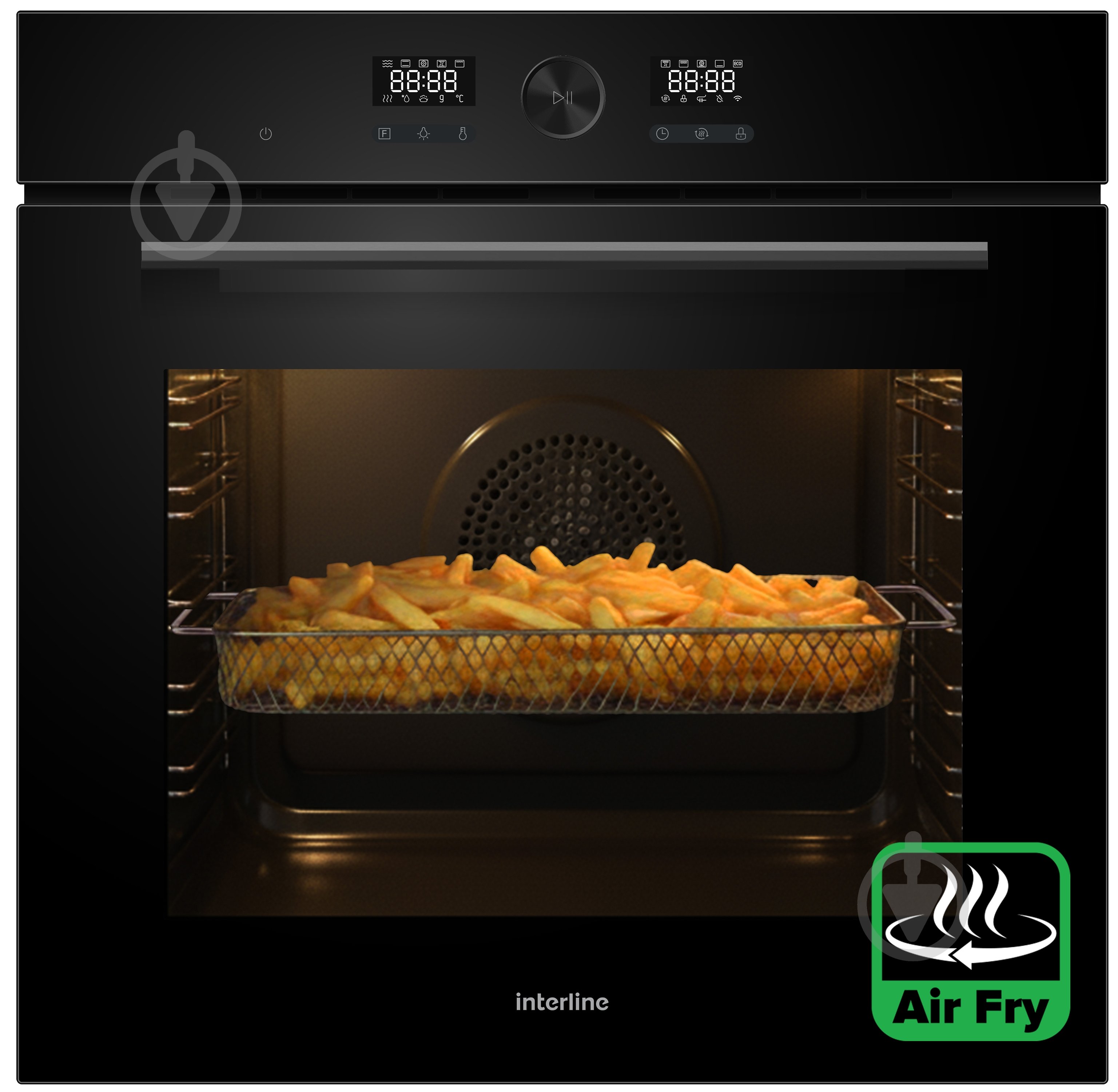 Духовой шкаф Interline OEG 734 ETD BA - фото 1