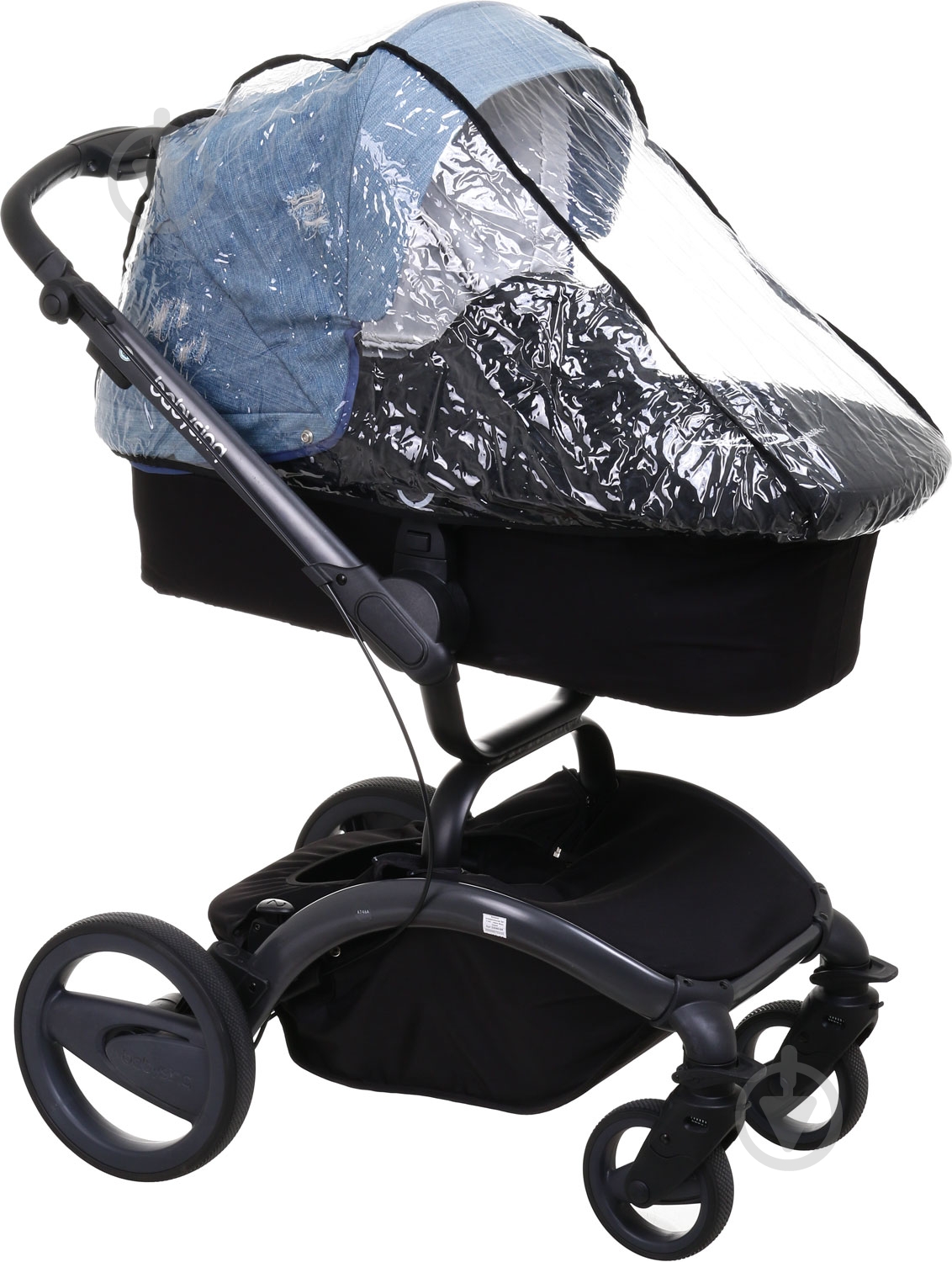 Коляска універсальна 2 в 1 Babysing V-GO Jeans Blue - фото 5