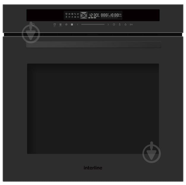 Духова шафа Interline OEG 935 STG BA Pure Black - фото 1 Духова шафа Interline OEG 935 STG BA Pure Black - фото 1