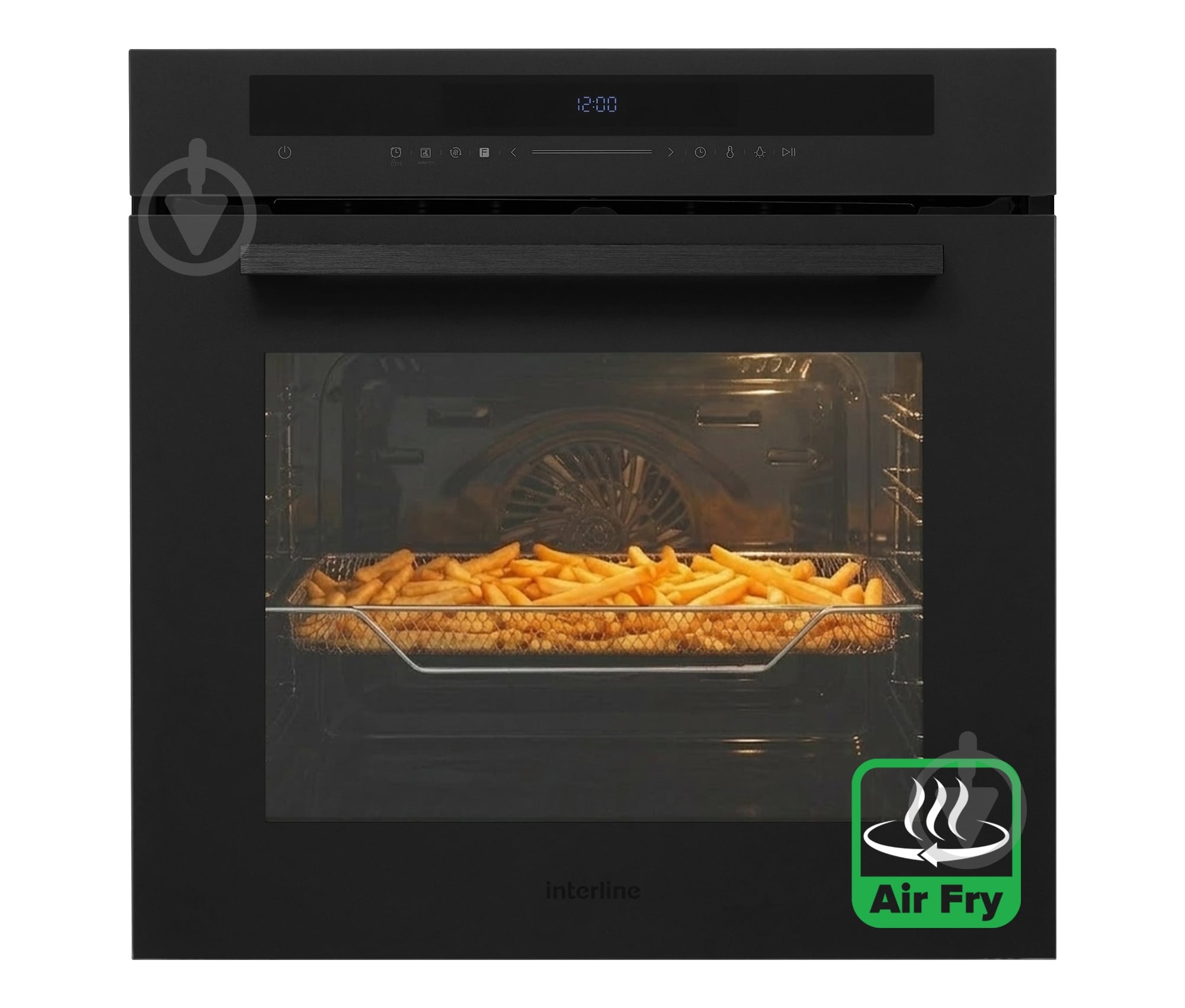Духовой шкаф Interline OEG 935 STG BA Pure Black - фото 3