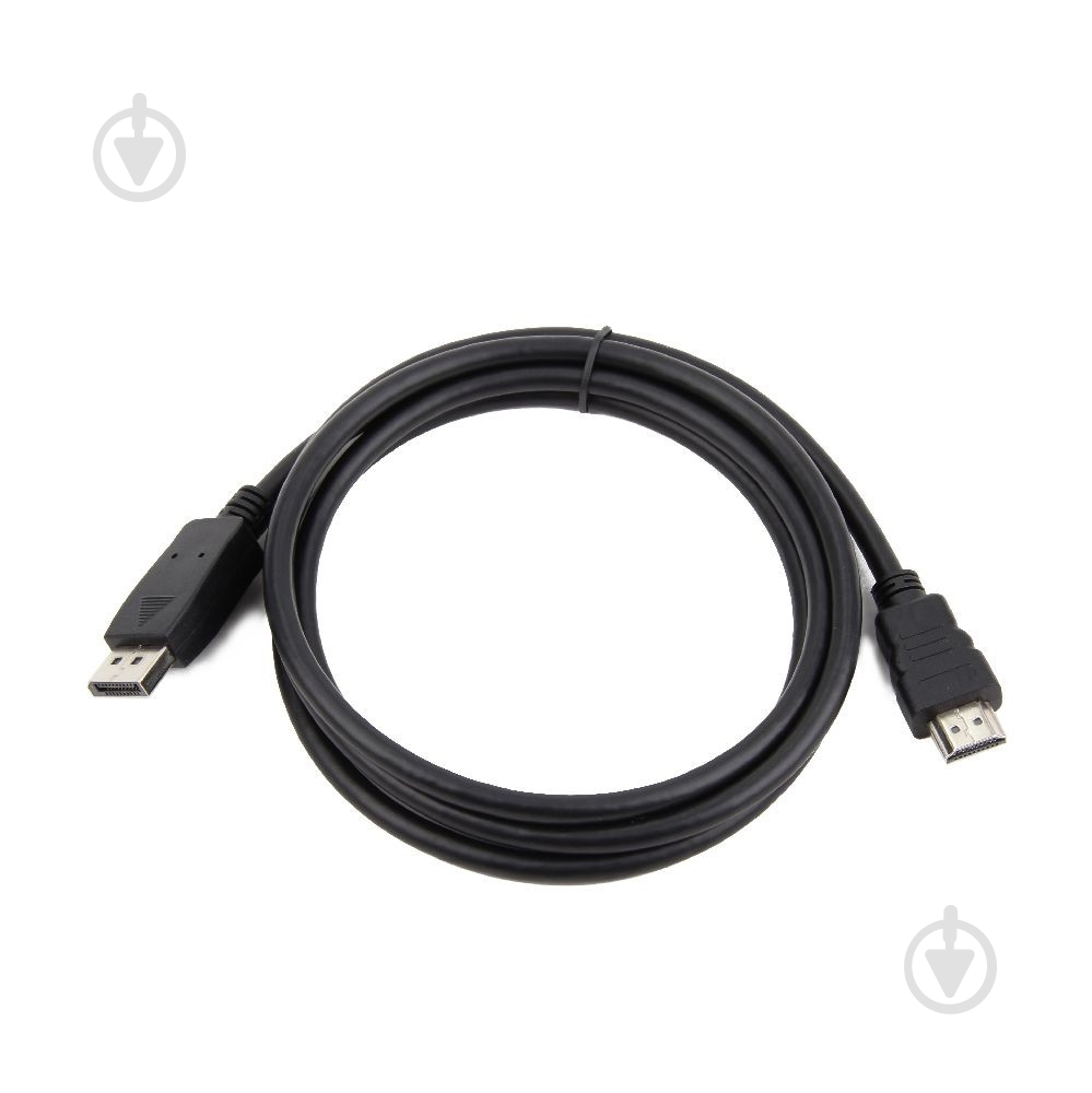 Кабель Cablexpert 5 м чорний (CC-DP-HDMI-5M) DisplayPort-HDMI - фото 2 Кабель Cablexpert 5 м чорний (CC-DP-HDMI-5M) DisplayPort-HDMI - фото 2