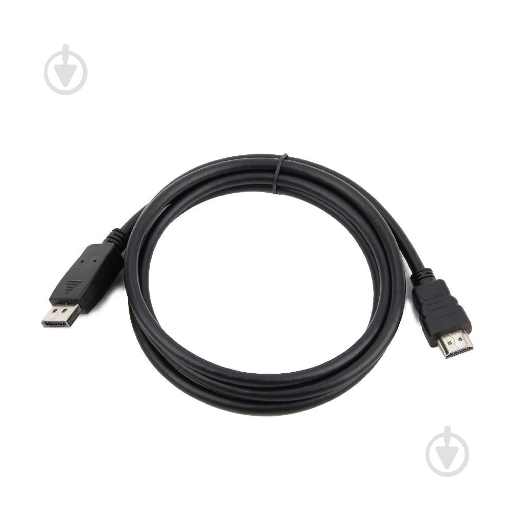 Кабель Cablexpert 1,8 м черный (CC-DP-HDMI-6) DisplayPort-HDMI - фото 2