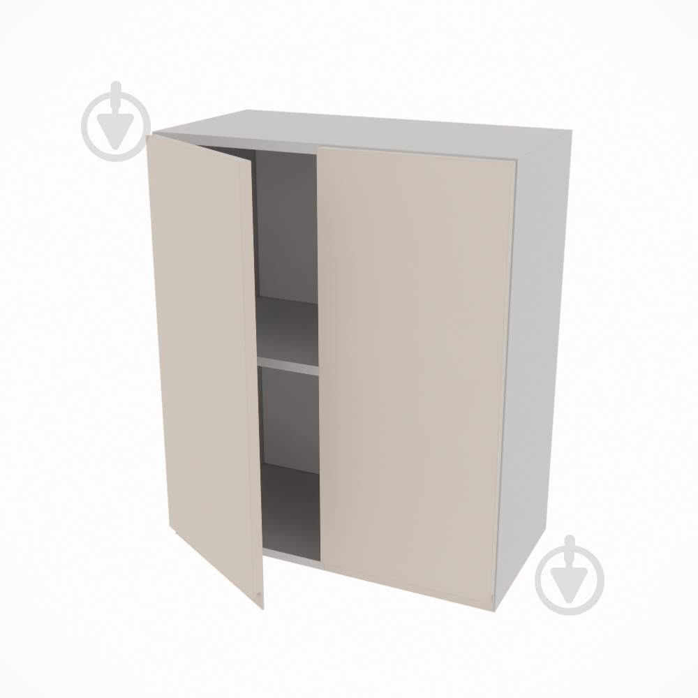 Шкаф Влада (В 60/60Ск) пломбир/пепельный Світ Меблів - фото 2 Шкаф Влада (В 60/60Ск) пломбир/пепельный Світ Меблів - фото 2