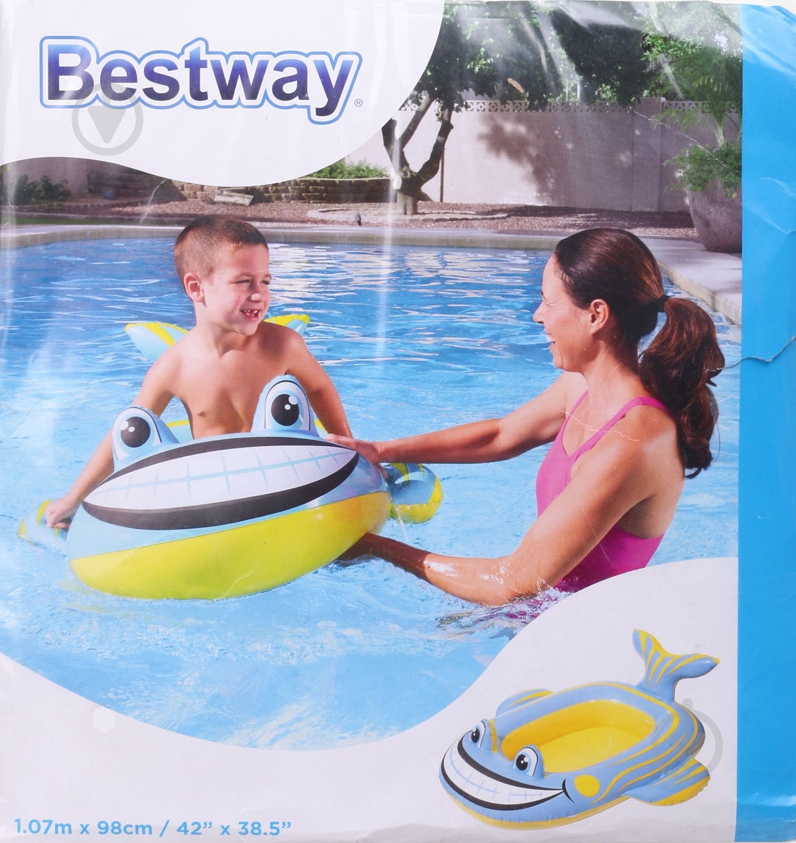 Кресло надувное Bestway 99х66 см в ассортименте - фото 1 Кресло надувное Bestway 99х66 см в ассортименте - фото 1