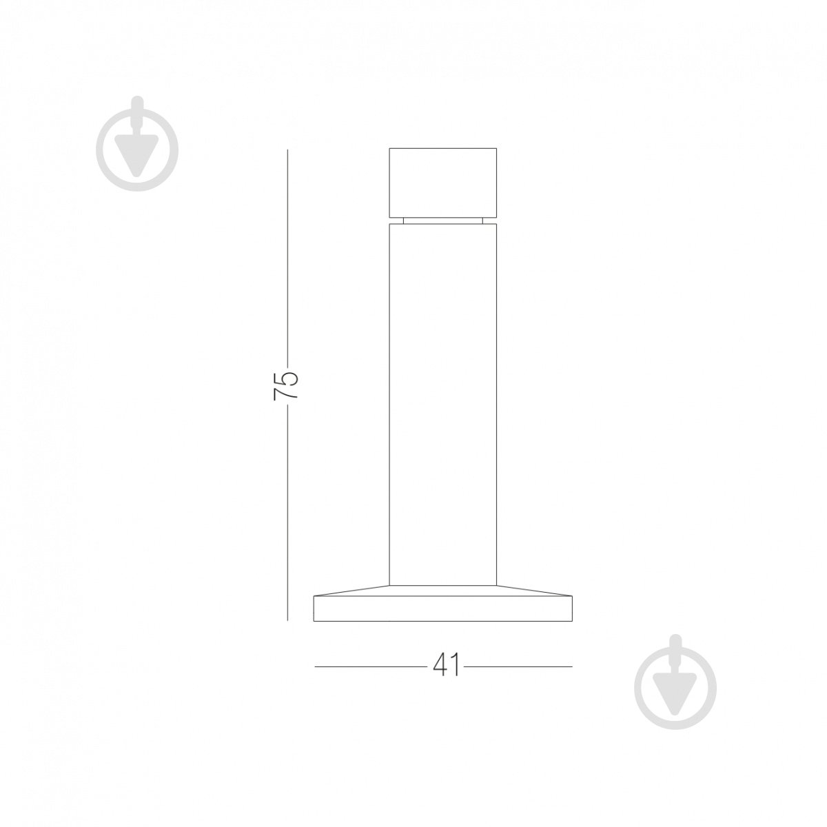 Стопор дверной MVM М-75 AB старая бронза - фото 2