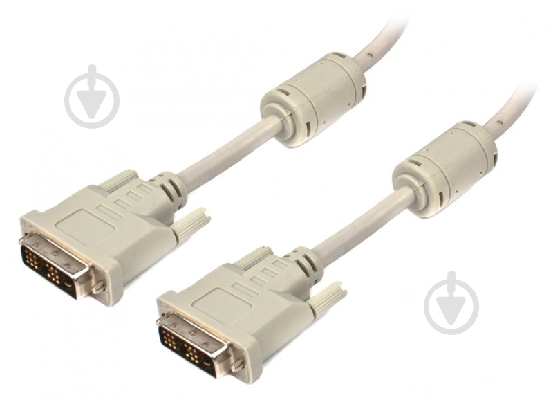 Кабель Cablexpert DVI – DVI 3 м (CC-DVI-10) DVI відео 18/18 (single link) - фото 1 Кабель Cablexpert DVI – DVI 3 м (CC-DVI-10) DVI відео 18/18 (single link) - фото 1