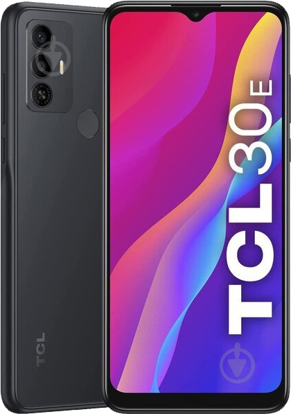 Смартфон TCL 30E 3/64GB space gray (6127I-2ALCUA12) - фото 1 Смартфон TCL 30E 3/64GB space gray (6127I-2ALCUA12) - фото 1