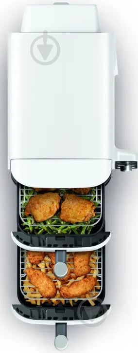 ВИТРИНА! Мультипечь NINJA Double Stack XL 2-Level Air Fryer 9,5 л SL400EUWH - фото 5 ВИТРИНА! Мультипечь NINJA Double Stack XL 2-Level Air Fryer 9,5 л SL400EUWH - фото 5