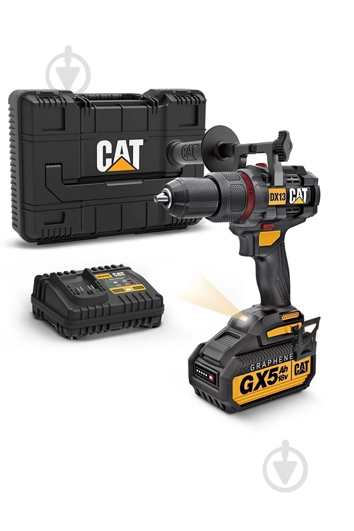 Шуруповерт ударный аккумуляторный CAT DX13 - фото 3 Шуруповерт ударный аккумуляторный CAT DX13 - фото 3